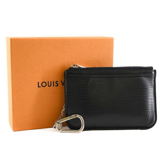 LOUIS VUITTON Epi Leather Bochette Clé NM Wallet/Coin Case Noir M66682 Bla...